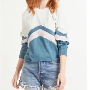 Spiritual Gangster Blue and White Sweatshirt